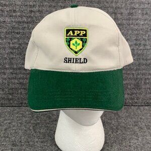APP Shield Baseball Hat Mens Adjustable Tan Green Vented Headshots by KC Caps